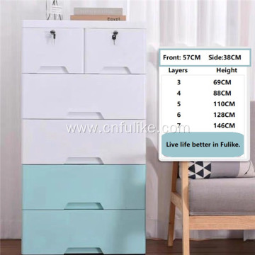 PP Plastic Multi-Layer Storage Box Clothing Storage Wardrobe